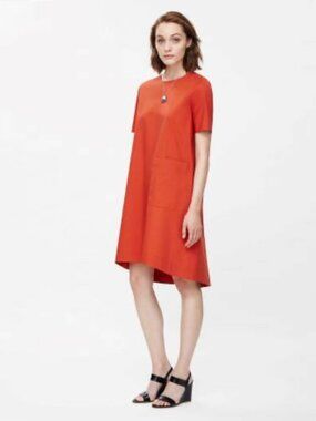 COS Short Sleeve Dress with Pocket